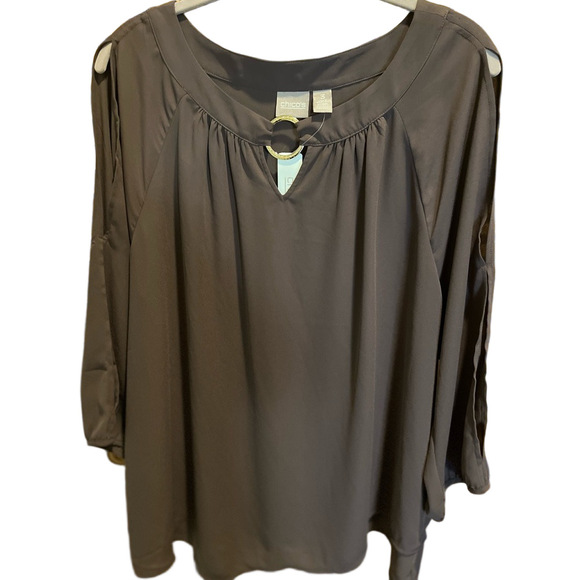 Chico's Tops - 10. NWT WOMENS CHICO’S 3/XL DETAIL TOP